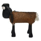 HSM Collection-Schaap Shawn Klein-32x14x32-Sortiert/Schwarz-Ziegenleder/Teak