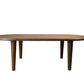 HSM Kollektion - Ovaler Couchtisch Tide-130x70x39-Braun-Mango