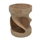 HSM Collection-Runde Beistelltisch-30x30x44-Natur-Munggur