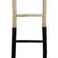 HSM Collection - Dekorative Leiter - 45x4x150 - Natur/Schwarz - Teak