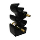 HSM Collection-Stand Weinregal Vins 6 Flaschen-27x20x51-Schwarz-Munggur