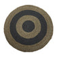 HSM Collection-Teppich -ø100-Natur/Grau-Raffia/Seegras