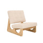 HSM Collection-Lounge Sessel Breeze -78x71x82-Natur/Weiß-Teak