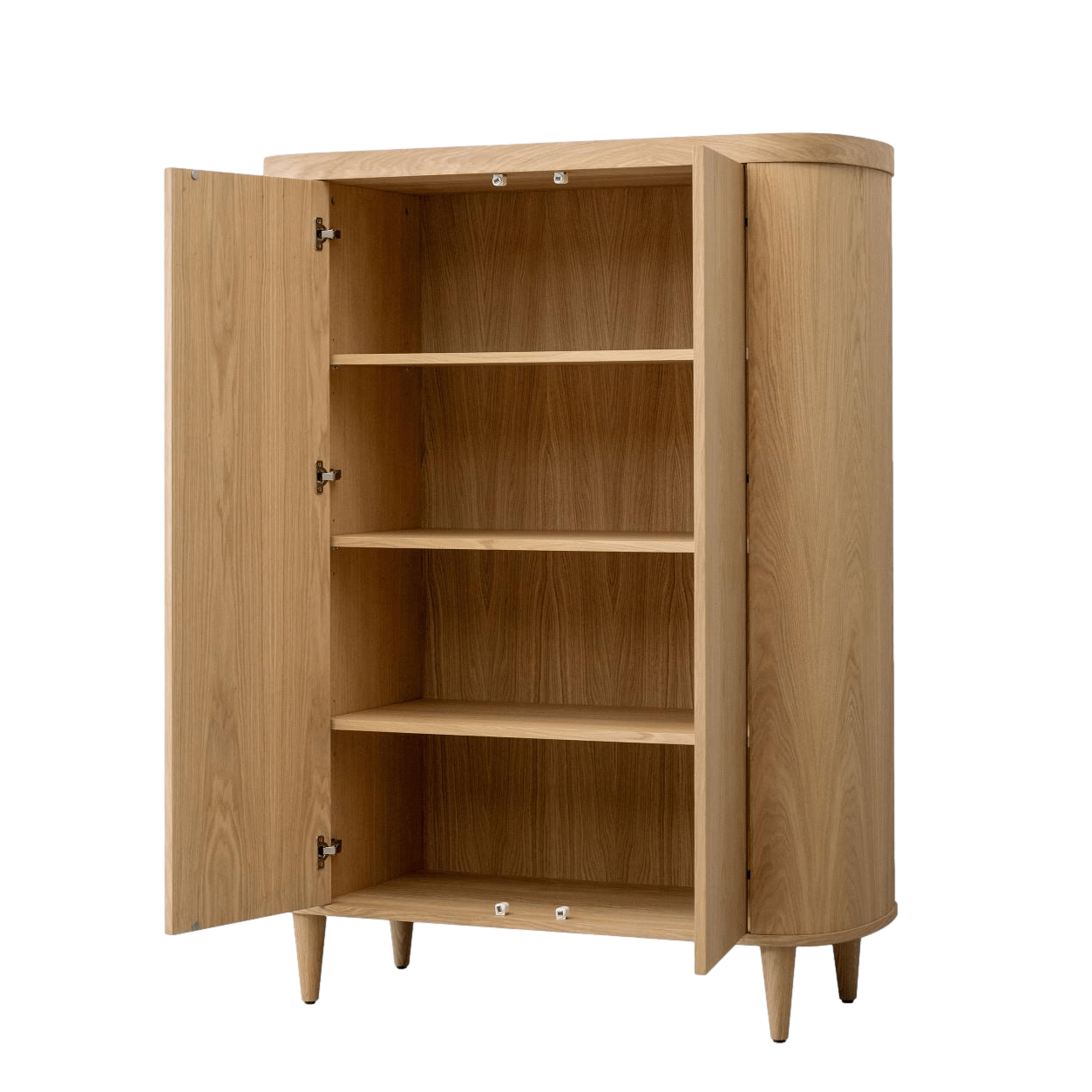 HSM Collection-Wandkast Dune 2 Tür-120x50x160-Natur-Eiche