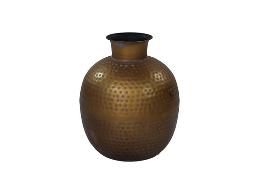 HSM Collection-Vase Padua Small -ø30x35-Gold-Metall