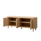 HSM Collection-Sideboard Dune 4 Door-200x50x77,5-Natur-Eiche