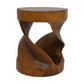 HSM Collection-Runde Beistelltisch-30x30x42-Braun-Munggur