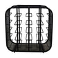 HSM Collection-Stand Weinregal 20 Flaschen-55x25x55-Schwarz-Metall