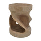 HSM Collection-Runde Beistelltisch-30x30x44-Natur-Munggur