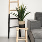 HSM Collection - Dekorative Leiter - 45x4x150 - Natur/Schwarz - Teak