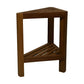 HSM Collection-Driehoekige Gartenbeistelltisch-46x30x46.5-Natur-Teak