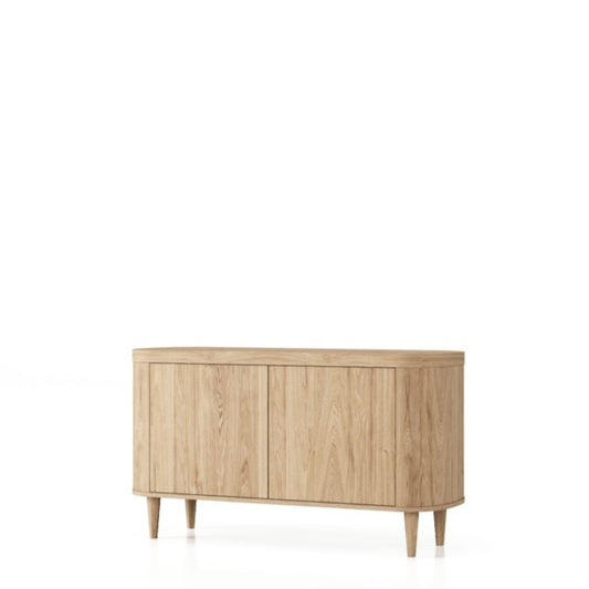 HSM Collection-Sideboard Dune 2 Door-140x50x77,5-Natur-Eiche