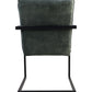 HSM Collection-Esszimmerstuhl Boston S/2-56x68x89-Hellgrün/Schwarz-Stoff/Metall