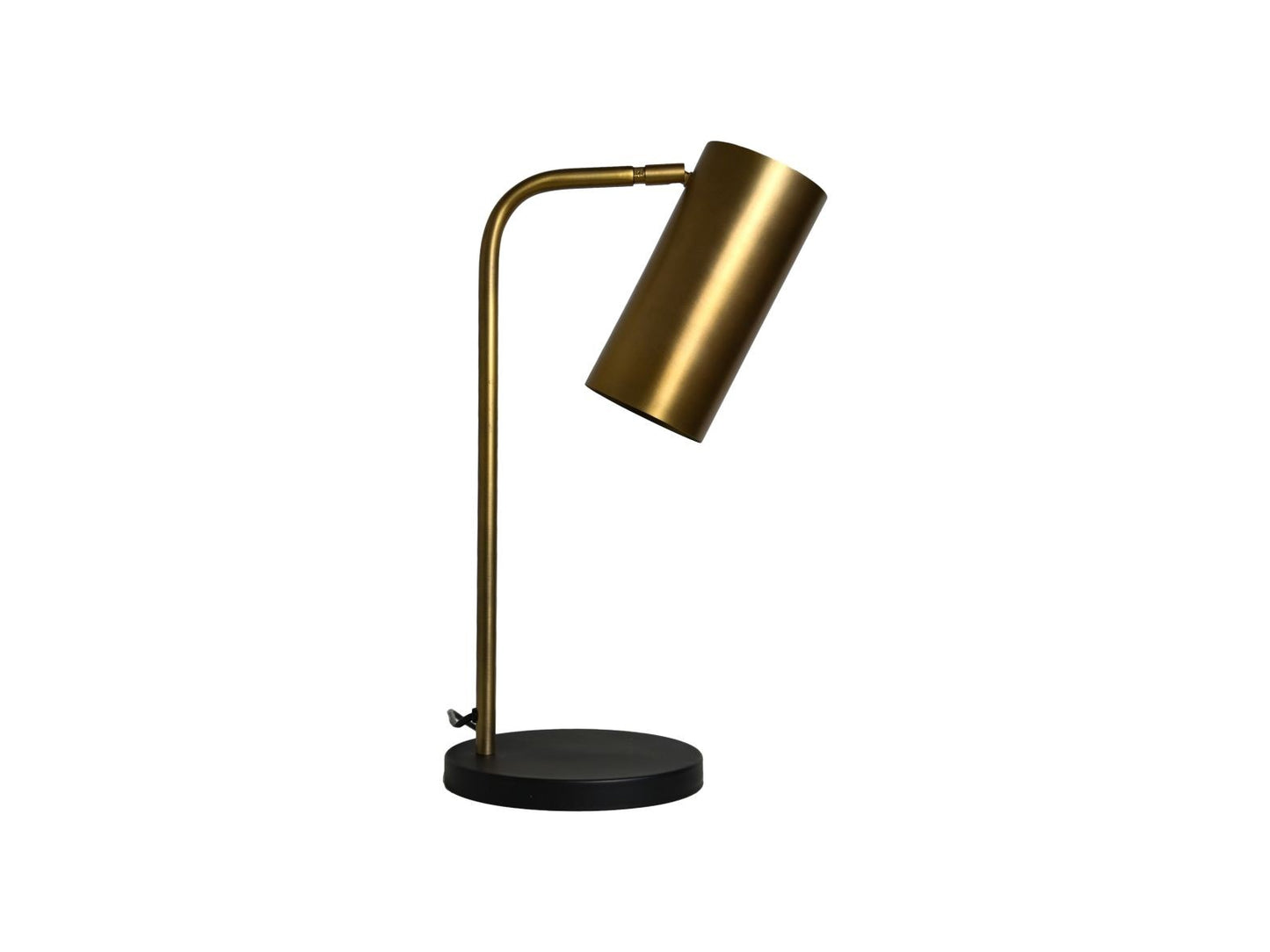 HSM Collection-Tischlampe-30x20x50-Gold/Schwarz-Metall
