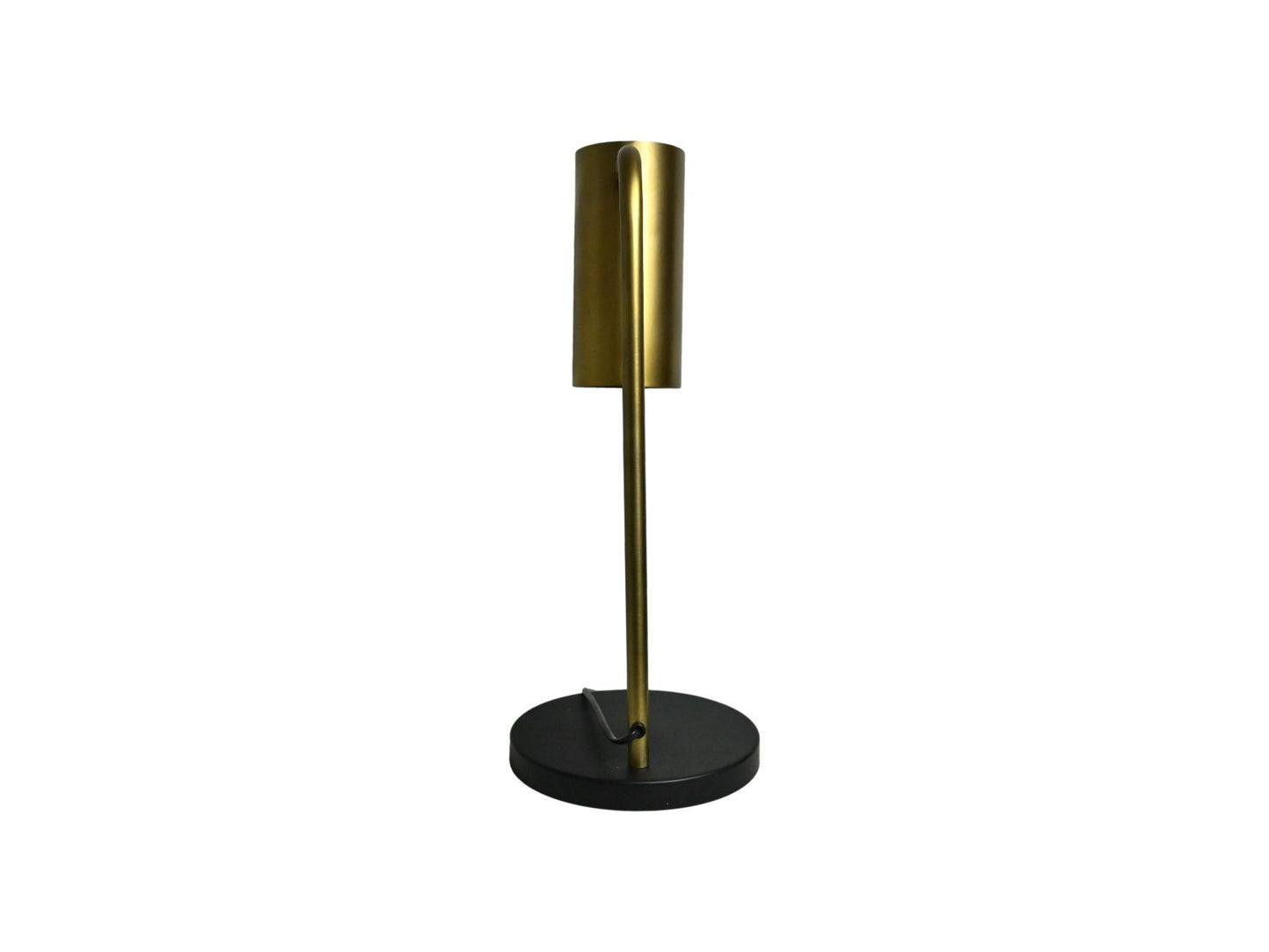 HSM Collection-Tischlampe-30x20x50-Gold/Schwarz-Metall