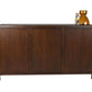 HSM Kollektion-Sideboard 3-türig-150x42x85-Braun-Teakfurnier