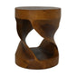 HSM Collection-Runde Beistelltisch-30x30x42-Braun-Munggur