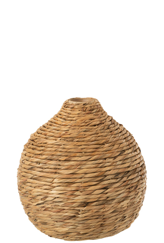 VASE KURZ DEKORATIV WASSERHYAZINTHE NATURELL
