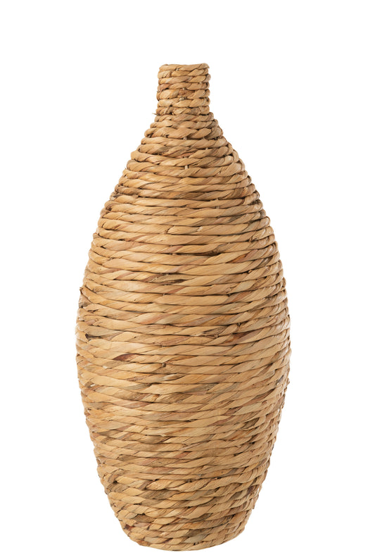 VASE LANG DEKORATIV WASSERHYAZINTHE NATURELL