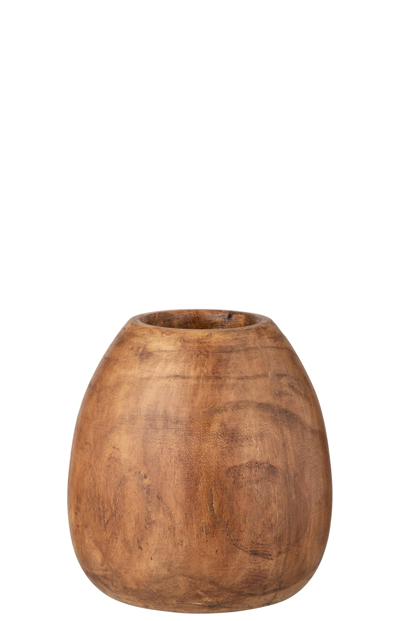 ÜBERTOPF / HOLZVASE PAULOWNIA BRAUN SMALL